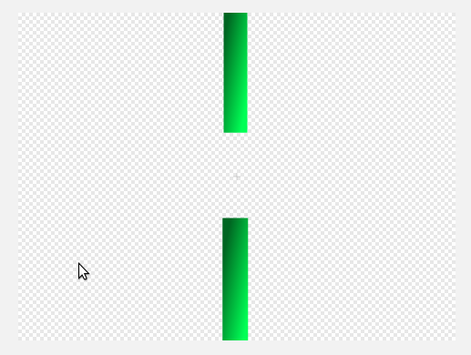 1. Du kan tona dina rör genom att klicka på knappen Färglägg en form och klicka på knappen Horisontell gradient. Välj två nyanser av samma färg, en för förgrundsfärgen och en för bakgrundsfärgen.