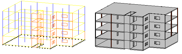 Revit. Det sista rekommenderas att göra i Robot vid mer komplexa byggnader på grund av bättre användargränssnitt för beräkning.