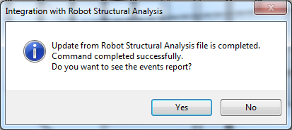 Viktigt att påpeka är att allt inte följer med från Robot till Revit då de är två program som behandlar olika områden.
