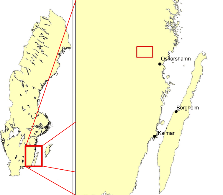 2.1 Bråbygden Byn Stora Bråbo är belägen i Kristdala socken, Oskarshamns kommun (figur 12) och utgör geografiskt centrum för Bråbygden.