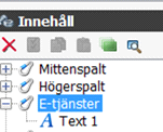 Sidan 12 Alternativt en direktlänk till en undersida på Etjänster och blanketter: 5) 6) Ta bort "Etjänster och