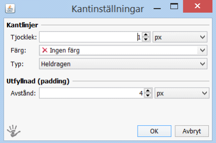 Sidan 15 Övriga valmöjligheter: 6) Varannanradsfärga Om du vill underlätta läsningen av tabellen kan du varannanradsfärga tabellen.