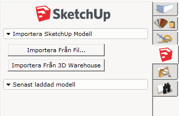 Figur 34: Fliken SketchUp.