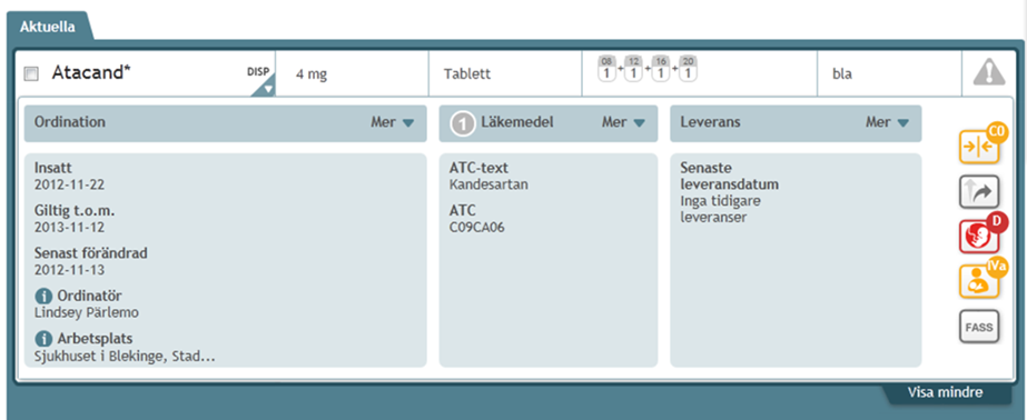 Exempel med SILs