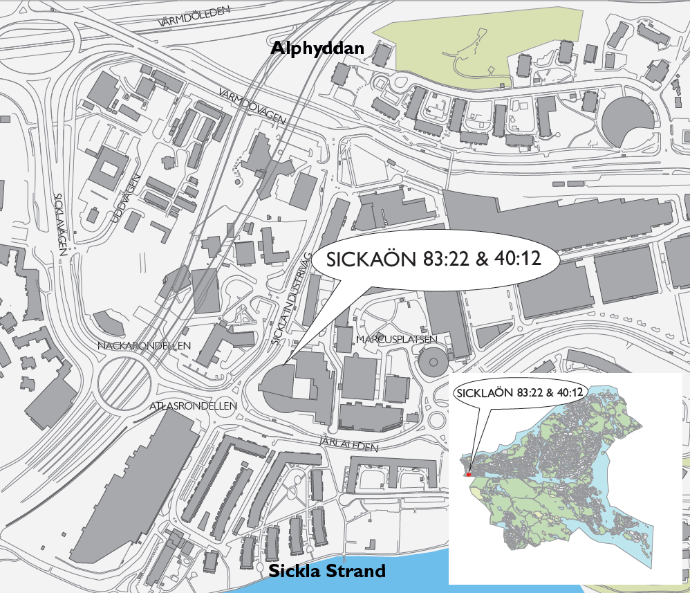 1 (12) Planbeskrivning Upprättad maj 2015 Dnr: MSN 2013/16-214 Detaljplan för del av Sicklaön 83:22 och 40:12 Detaljplan för del av Sicklaön 83:22 och 40:12, Sickla industriväg på Sicklaön, Nacka