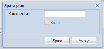 Knappen Redigera plan För att kunna redigera i din skogsbruksplan, både kartan och avdelningsdata, måste du först trycka på knappen Redigera plan längst upp i programfönstret.