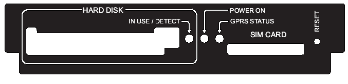8 GPRS-kommunikation I Halda C1 sitter en inbyggd GPRS-modul som använder det SIM-kort som finns i fronten på C1:an I fronten på C1:an sitter även en CompactFlash-disk för nödtömning & manuell