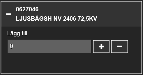 Registrering av artiklar på order För att registrera artiklar på ordern så trycker du på symbolen artiklar öppnas.