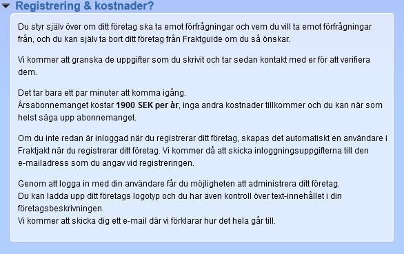 Fördelen med att registrera ditt fraktföretag Skickade