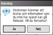 När man väljer Inställningar Handimenyn visas redigeringsvyn till höger. Man väljer vilka funktioner som ska vara tillgängliga genom att kryssa i/ur i ikonerna.