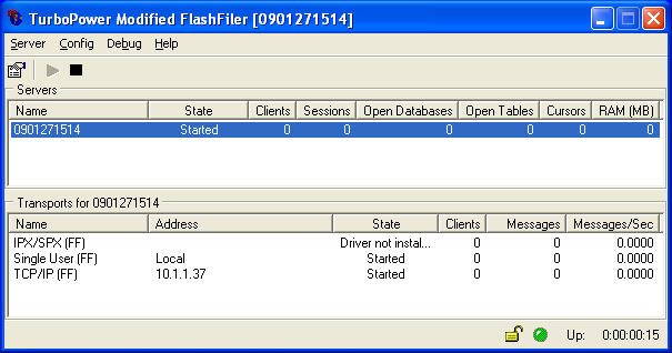 4.4.2 FlashFiler databasserver CardioVisions Network Edition använder en freeware databas av modell FlashFiler.