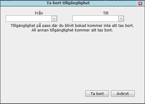 I startdatum skriver du in den första dagen du vill arbeta. Du kan också välja från en kalender med hjälp av knappen med pilen efter datumrutan.