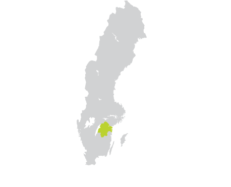6.a. Förklarar vart följande landskap befinner sig i Sverige.