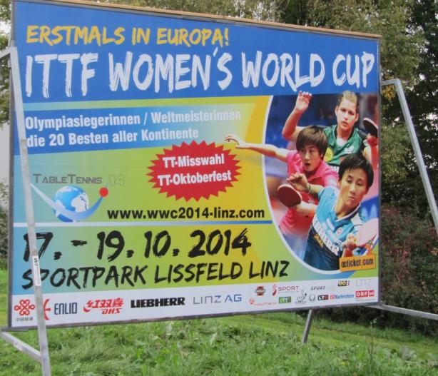 RESERAPPORT Tävling 2014 Women s World Cup, Sportzentrum Lissfeld, LINZ, ÖSTERRIKE. Domare: Ingrid Bogren (Göteborg) Klasser: Damsingel.