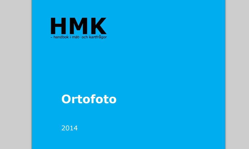 Produkt ortofoto- HMK 2.1 Allmän beskrivning Ex Ortofoto som skall användas för kartering och uppdatering av primärkartan 2.2 Befintligt utgångsdata Ex Befintlig primärkarta och höjdmodell 2.