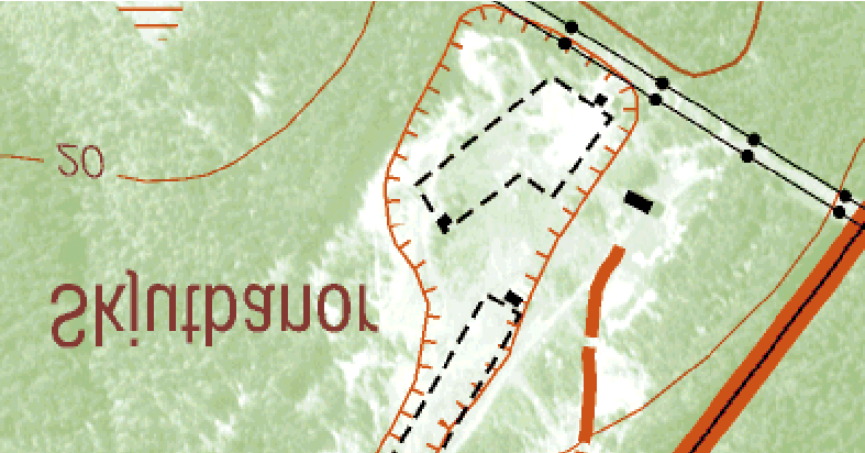 Runsten, Kråkmöte slinga 0 100 200 m ±