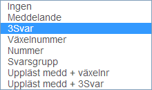 Växel Katalogen inställningar på användare, Växel administratör. Status I vanliga fall gör användaren/telefonisten inställningar för sig själv, exempelvis för status.