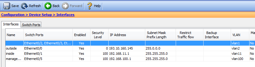 4 Resultat 4.1 ASA och ASA Uppgiften var att ansluta två stycken Cisco ASA 5505 och med hjälp av en -tunnel initiera kontakt mellan Rysslands subnät och Sveriges subnät i ett hopp.