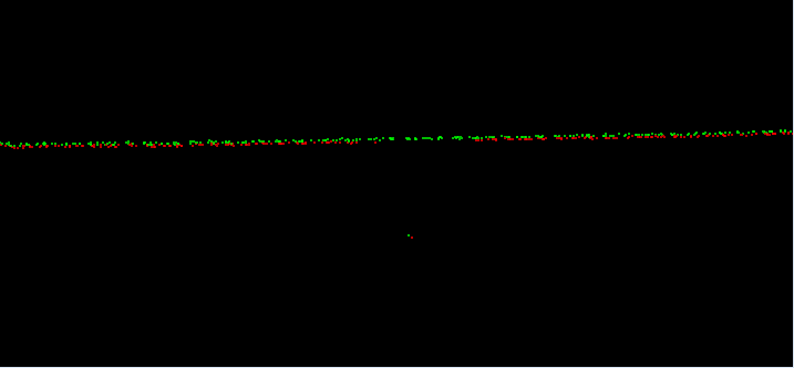 3.1.3 MCC-Lidar Det MCC-Lidar är sämst på är byggnader, nästan alla byggnader blir klassade som mark. I figur 12 visas en jämförelsebild med MCC-Lidar och TerraScan.