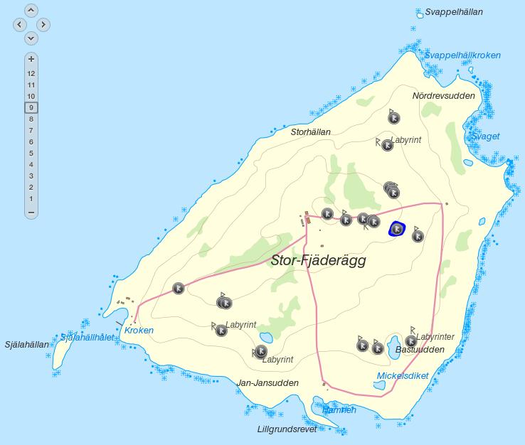 Fornminnen Ett stort antal fornminnen av olika slag finns registrerade i Holmöskärgården, däribland hyddbottnar (de äldsta daterade till 500 e.