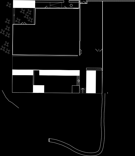 I utblicken från utställningsgalleriet på plan 2 blir det nya mötet mellan museet och parken en ny attraktion. Förslaget Plattform har en dubbel natur.