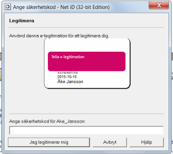 Nordea e-legitimation: Har du ett Nordea e-legitimation, så klicka på den länken för att logga in.