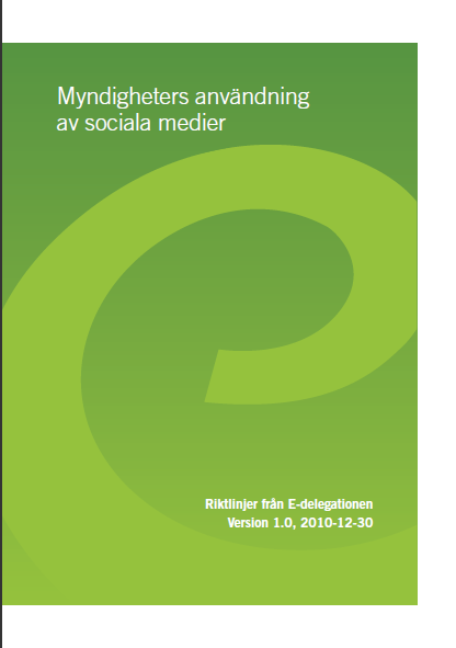 Riktlinjer från E-delegationen Påbörjades våren 2010 Bedrevs inom expertgruppen för juridiska frågor Ett utkast