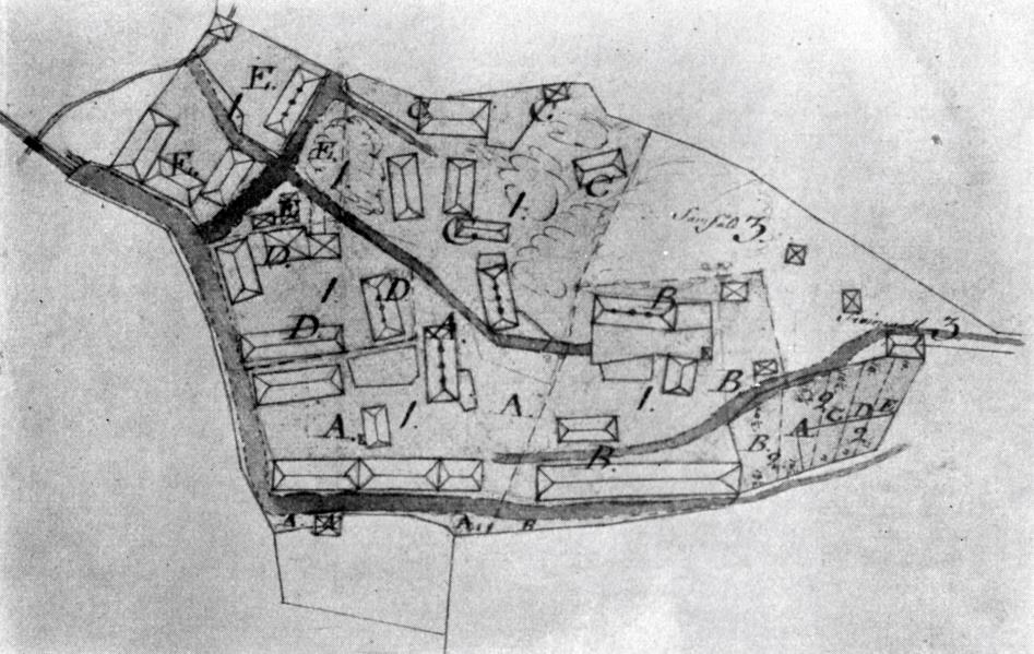 Häradsekonomiska kartan 1905 T.v. Båthuset, Spirudden Vissvass och Åva Nedan Öster Ösby och Vinåker Nedan t.