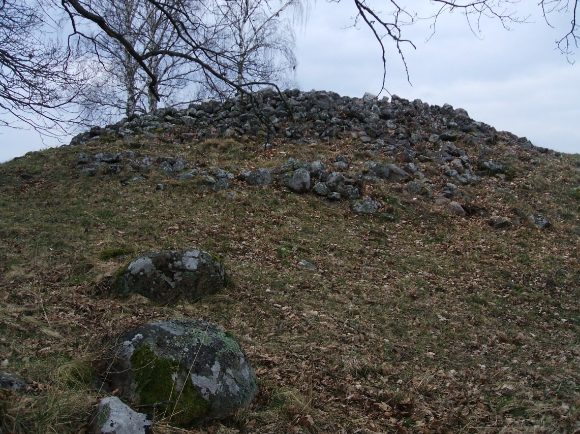 Mellan Gamlebys södra och norra infart går E22:an tvärs igenom ett fornlämningslandskap med lämningar från bronsålder och äldre järnålder. Åsar och bergskrön markeras med gravrösen och stensättningar.