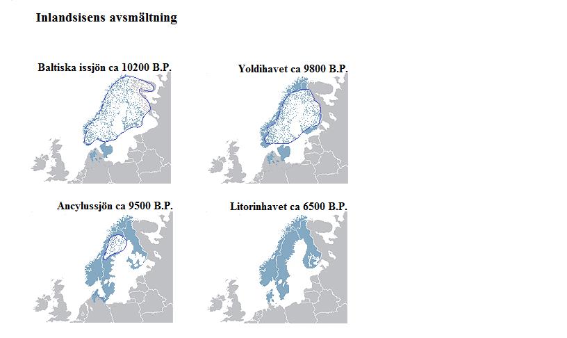 (Fredén 2009) Även under recessionen rörde sig ismassorna i samma riktning som tidigare, även om den minskade i storlek och det är lätt att tro att den drog sig tillbaka, vilket inte är fallet.
