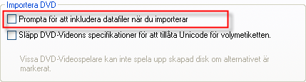 2.5.6 Konfigurera Nero Recode 2 Om du klickar på Konfigurera visas konfigurationsmenyn i Nero Recode 2 med diverse flikar som styr hur programmet uppträder.