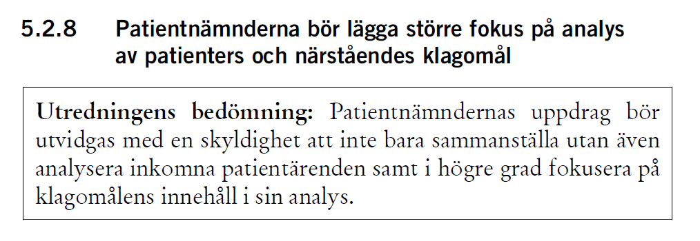 Remissyttrande Diarienr: 15RK573 Handläggare: Pär Lindgren, Datum: 2015-04-20 Upplever detta som en förbättring ur vårdgivarens synvinkel.