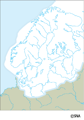 Åsarna som framför allt är framträdande längs Siljansringens östra kant är bildade av isälvsmaterial.