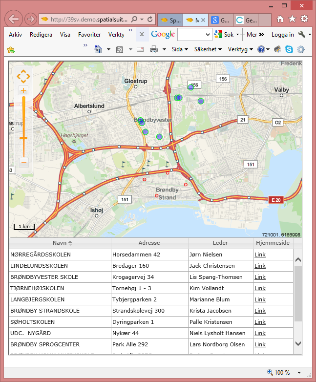 CSM Portal Tabell-lista En tilläggsmodul till minimap och inbäddade kartor för att förenkla navigation mellan
