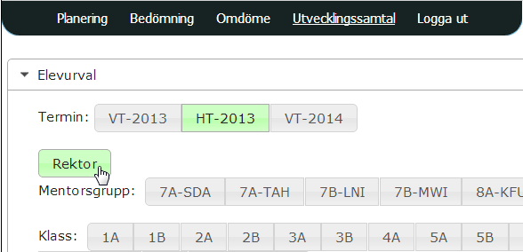 Skapad/uppdaterad användargrupp synkroniseras sedan mot Extens. För att lägga aktuell rättighet/roll/användargrupp samt enhet på en person måste personen erhålla rollen i Extens.