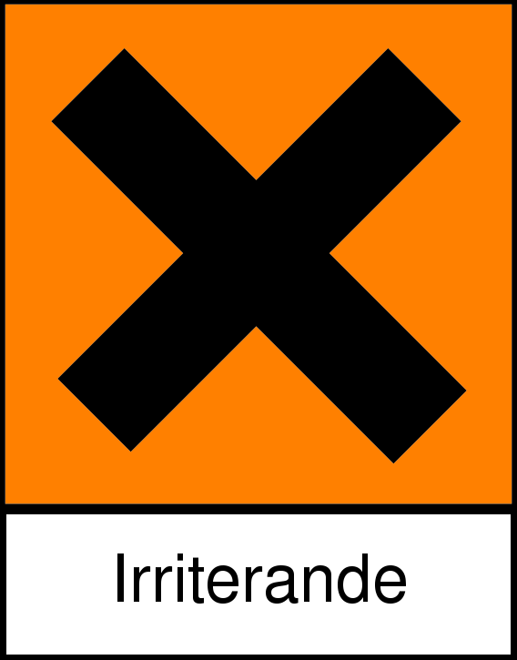 Turtle Wax FÄLGRENGÖRING (236,11236) Sida 2 av 8 2.2. Märkningsuppgifter Farosymbol R-fraser S-fraser R36 Irriterar ögonen. R38 Irriterar huden. S2 Förvaras oåtkomligt för barn.