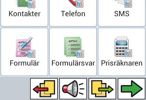 Knapparnas utseende Vilket tema ska knappraden ha?