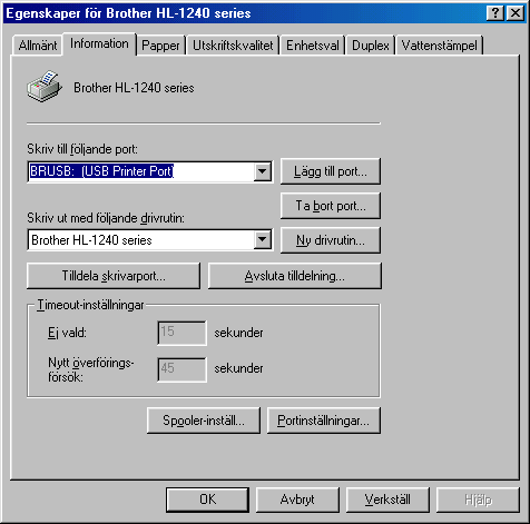 Steg 5 Ställ in skrivarporten i din PC 1. Efter att din PC startat om, klicka Start och välj Skrivare under Inställningar. 2. Välj ikonen för din skrivarmodell i mappen Skrivare. 3.