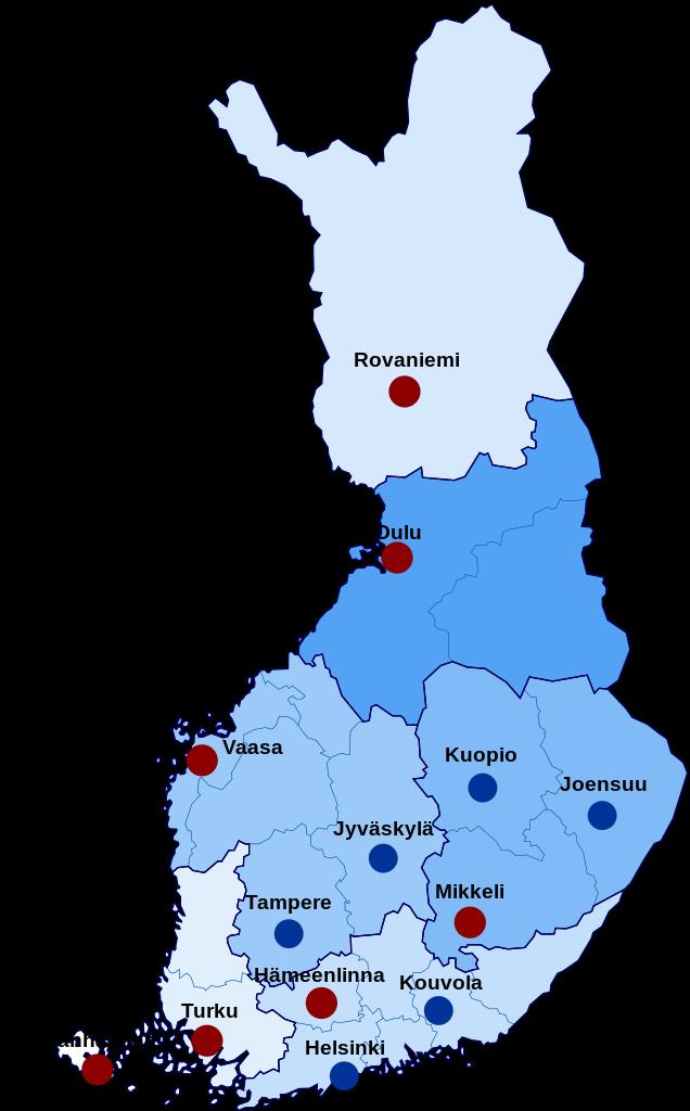 Bilaga 1 Regionskartor Finland Lappland