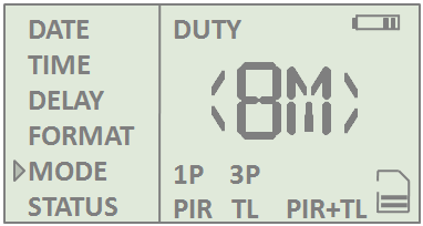 När du väljer den här menyn kommer du att se fyra siffror. T.ex. 6586, det betyder att du har totalt 6586 bilder och videoklipp på ditt SD-kort.