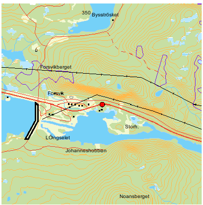 Forsvik Koordinater: X: 7217476, Y: 1568452 Namn på Svalan: Forsvik, Stensele Bästa tiden: Vår sommar och höst Vad kan man se: Det mesta, både olika sjöfåglar i älven och den grunda avan, rovfåglar i