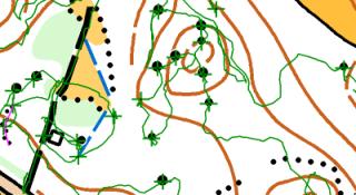 Tömma minnet på Spår och Waypoints Tryck på Page så att sidan Höjdmätare visas i fönstret.