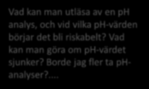 Specifik metanproduktion L/kg VS // Hur vet vi att vi har en optimal process eller risk för problem? Övervakning av processen Flödesschemat för bildning av biogas. Hydrolys.