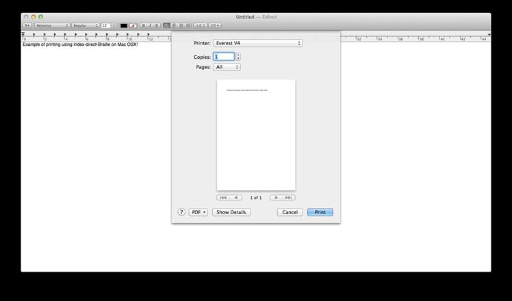 För Mac OSX och Linux (Debian/Ubunto) - Skärmexemplen nedan kommer från Mac. Öppna dokumentet.