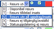 Kod Unik bokstavskombination. LUPP tillämpar koder som används av SOS Alarm Klartext Ange den text som ska visas i anteckningar, högerklicksmenyer mm.