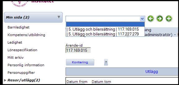 Symboler i PA-webben PA-webben har olika symboler. Klicka på symbolen (inte texten efter symbolen) för att göra ditt val.