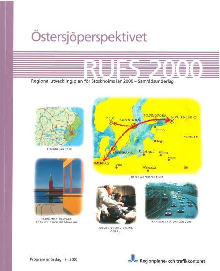 RUFS 2001 2011-11-13 14 Regionplan 2000 Trafiken i regionplan 2000 Ekonomisk