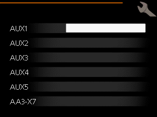 F750 LEK Valbara ingångar på ingångskortet för dessa funktier är AUX1 (X6:9-10), AUX2 (X6:11-12), AUX3 (X6:13-14), AUX4 (X6:15-16) och AUX5 (X6:17-18). Valbar utgång är AA3:X7. mjuka in-/utgångar5.