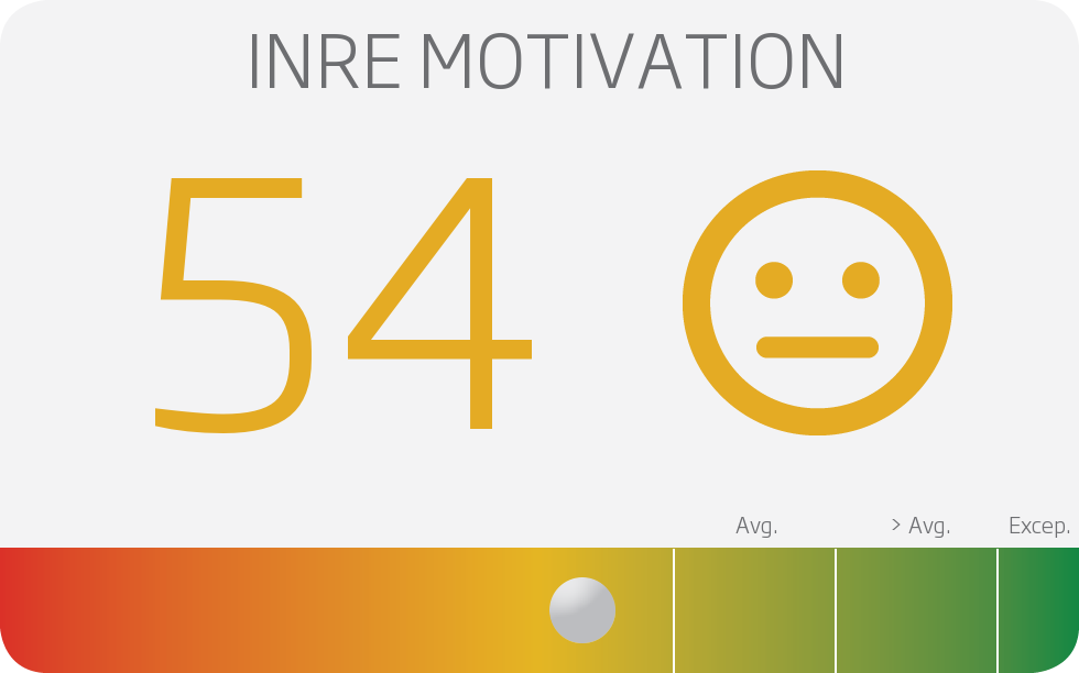 Inre motivation Poäng, inre motivation (hur motiverad är du?