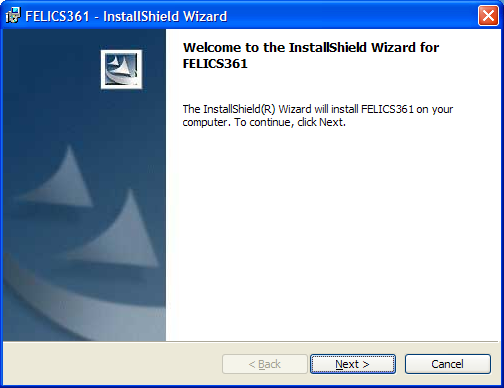 14 ELCAD Installationsguide Steg 5: Installation av Felics Agent Denna installation gäller för Windows XP och Windows 2000.